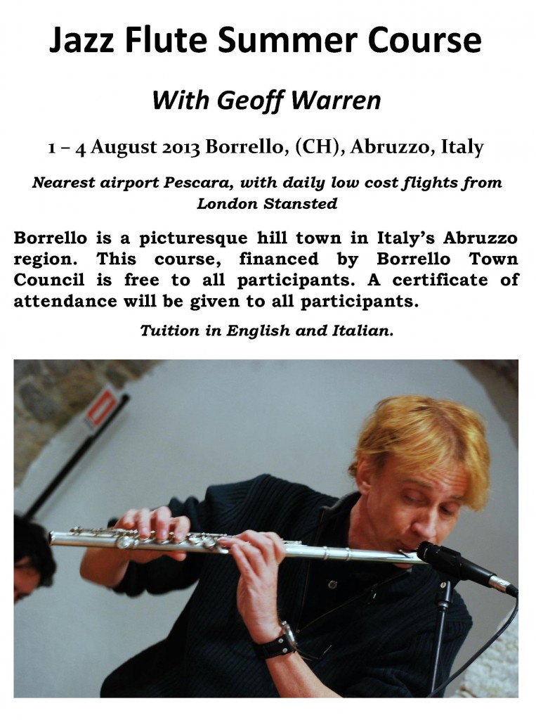 Jazz Flute Summer Course1