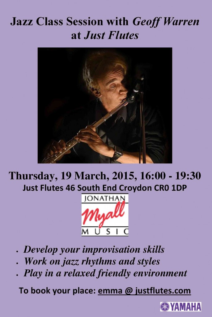 Jazz Class Session with Geoff Warren at Just Flutes1